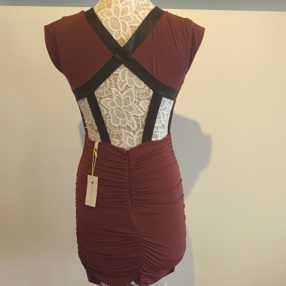 Bcbgeneration dress 6 burgundy